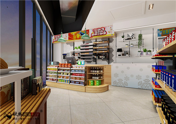 银川阿拉善广场超市设计案例_nxjdhl|银川便超市装修设计公司_CY