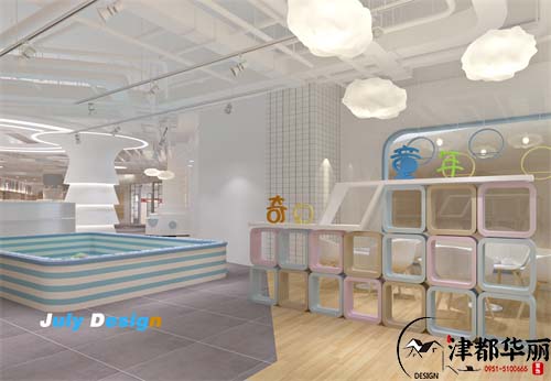 银川奇幻童年母婴店设计方案鉴赏|用爱筑起的温馨和舒适