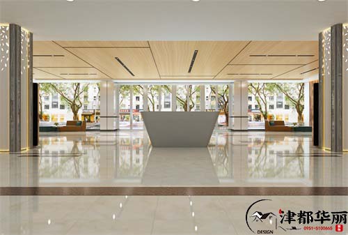 银川银川华益商场大厅装修设计方案|打造优质的服务型空间