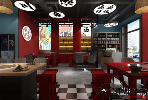 银川银川渝桥尚品火锅店装修设计|银川火锅店设计装修公司推荐