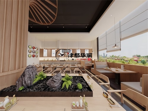 银川餐厅装修设计项目|津都华丽设计